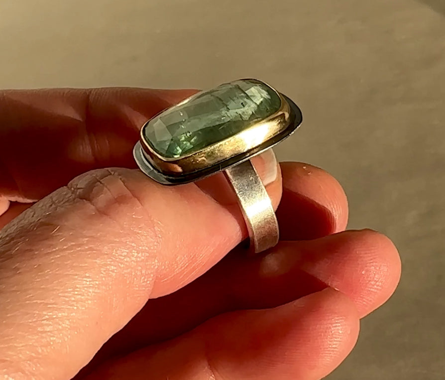 Tourmaline Slab Ring