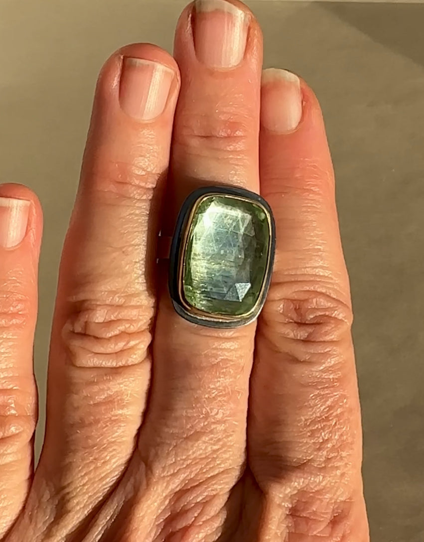 Tourmaline Slab Ring