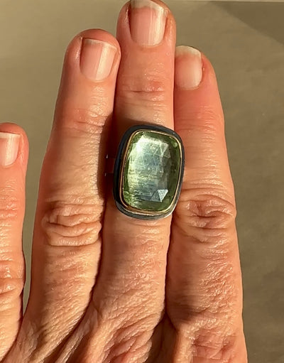 Tourmaline Slab Ring