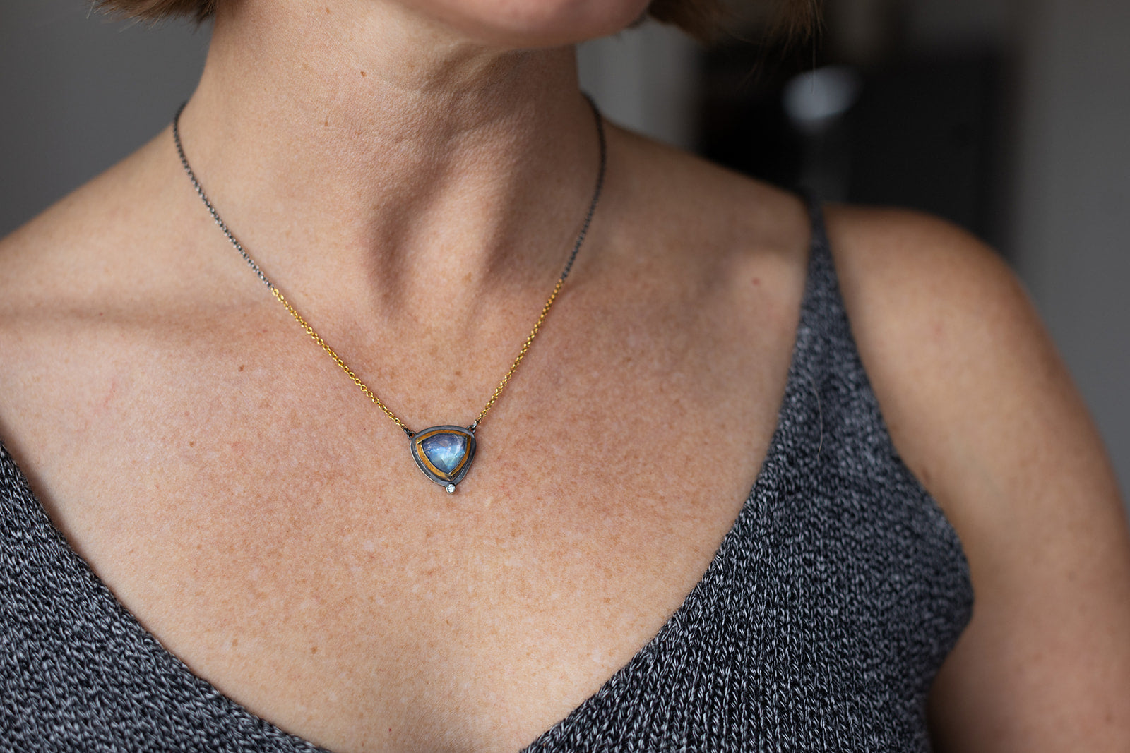 Tri Fold Split Necklace