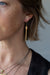 Textured Spike Earrings in Vermeil