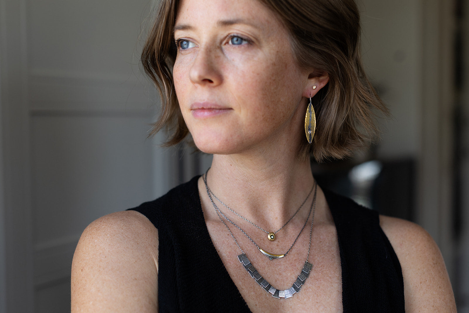 Split Leaves Earring