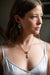 Rim Drop Necklace in Hessonite and Kyanite
