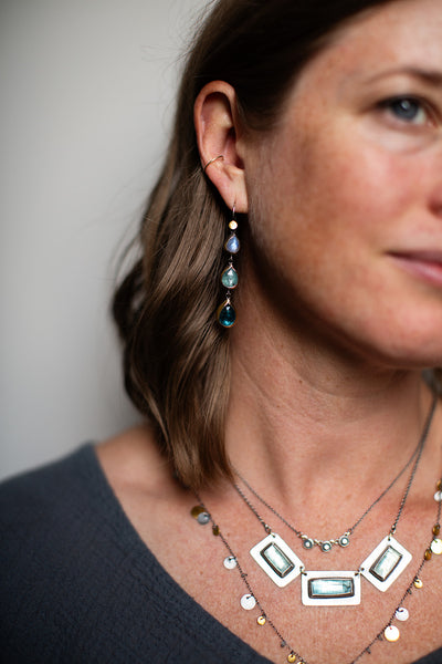 Triple Drop Earrings