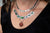 Watermelon Tourmaline Slab Necklace