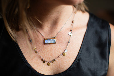 Rectangle Fold Necklace