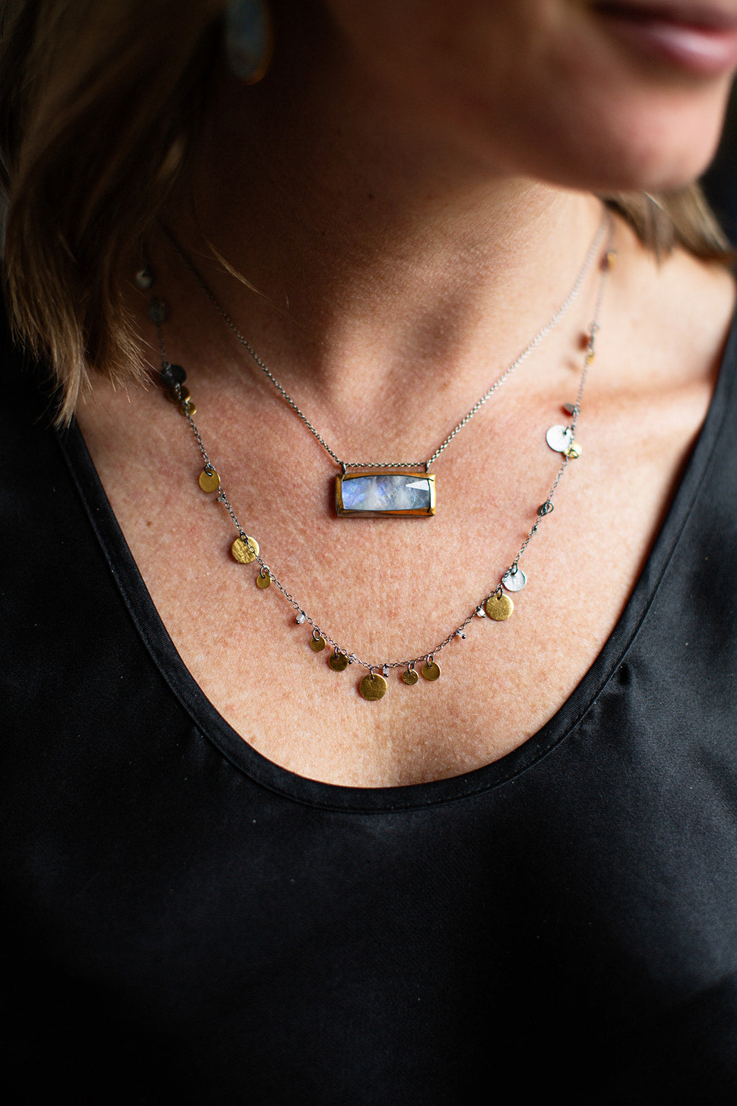 Rectangle Fold Necklace