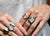 Rectangle Moonstone Ring