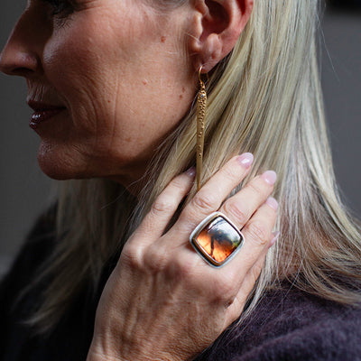 Tourmaline Slab Ring
