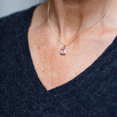 Morganite Bit Necklace
