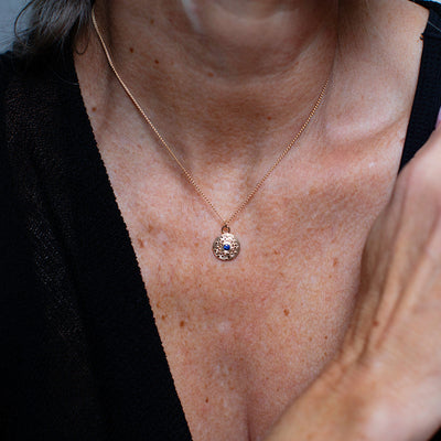 Tiny Bits Disc Necklace
