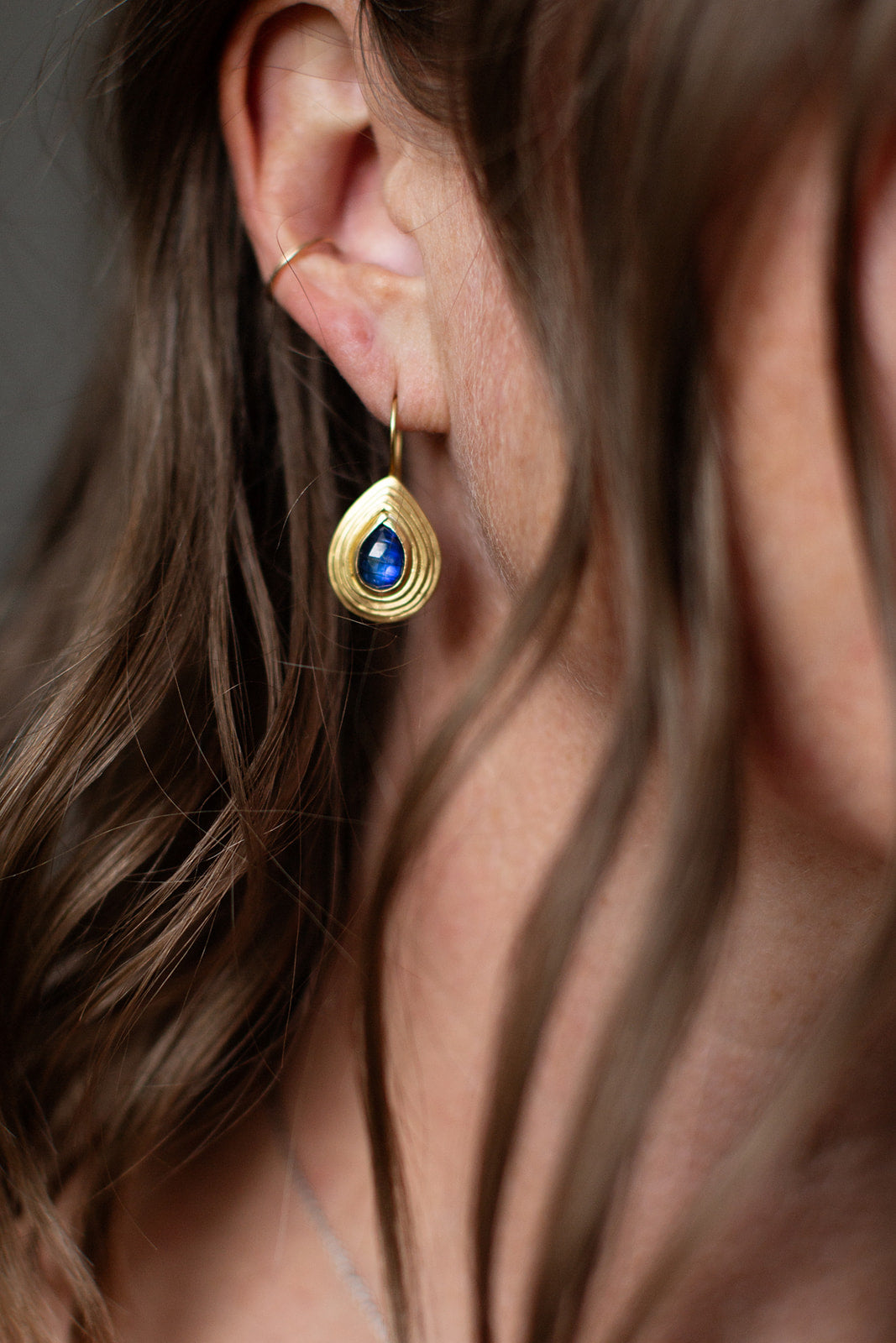 Teardrop Step Earrings