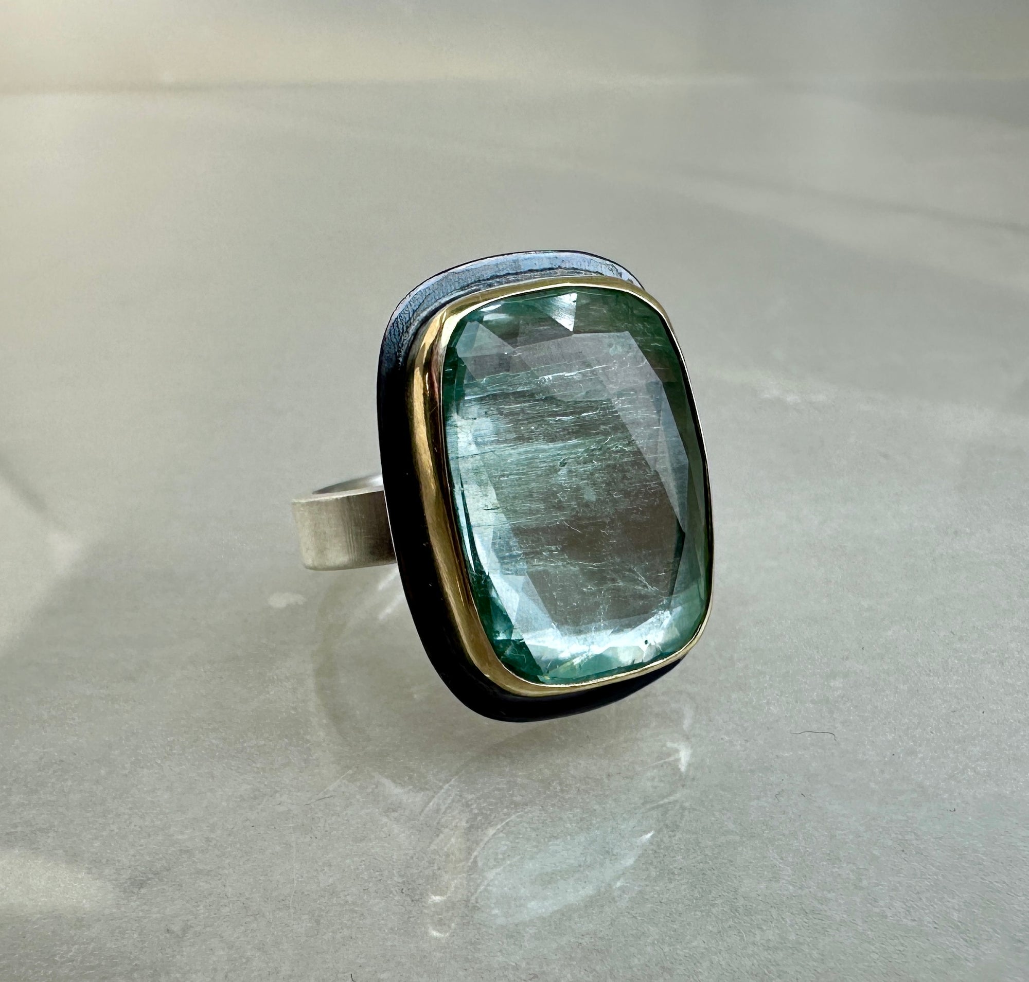 Tourmaline Slab Ring