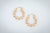 Eclipse Hoops in 18k Vermeil
