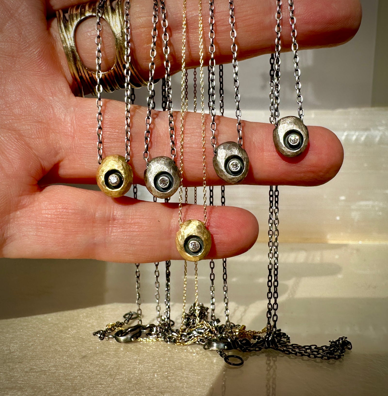 Chains Set 79, Copper Necklace, Copper Bracelet