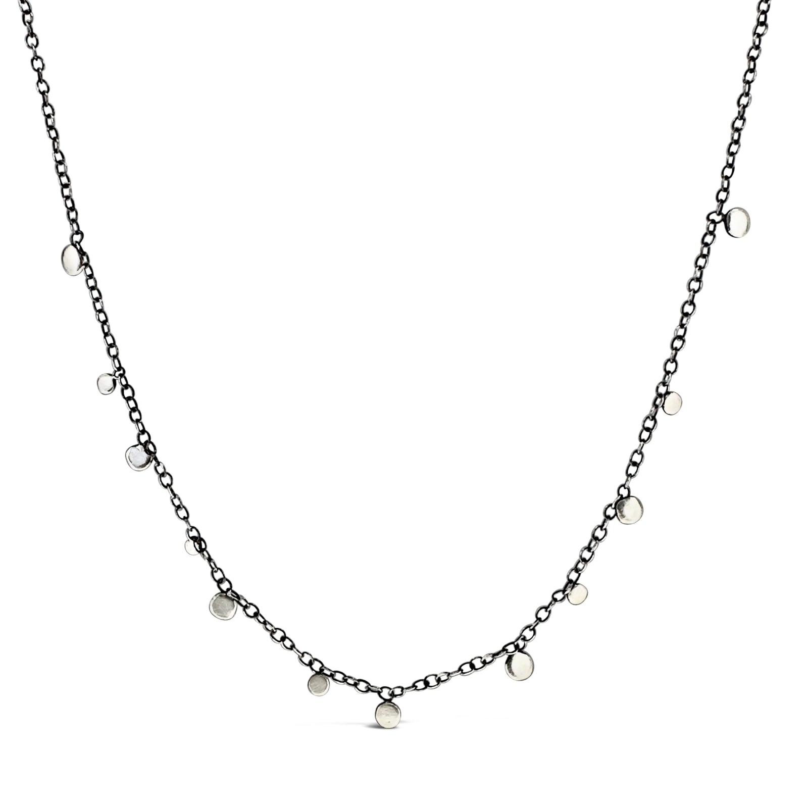 Delicate Dot Necklace in Sterling