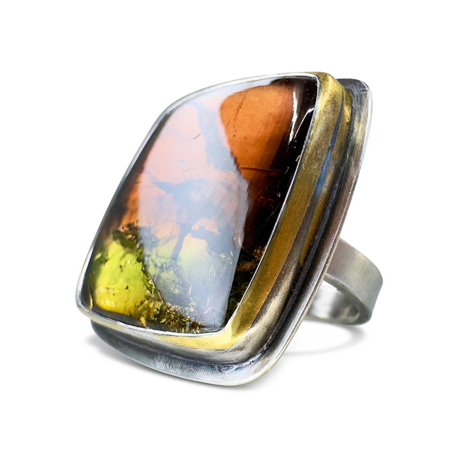 Tourmaline Slab Ring