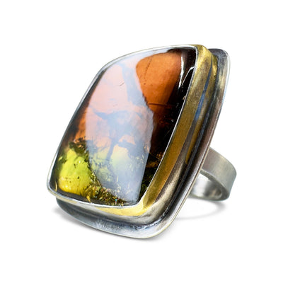 Tourmaline Slab Ring