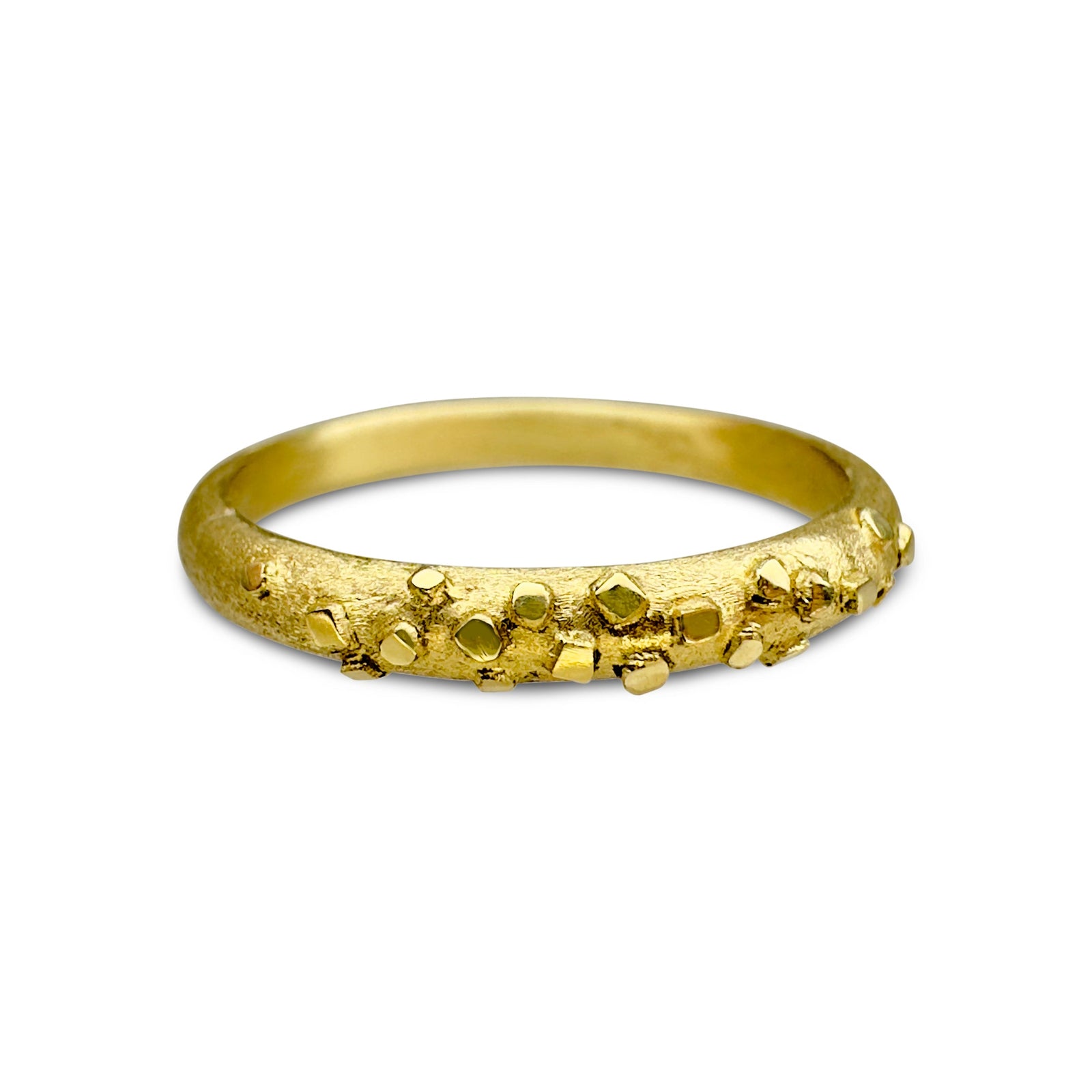 Plain Bit Stacker in 14k