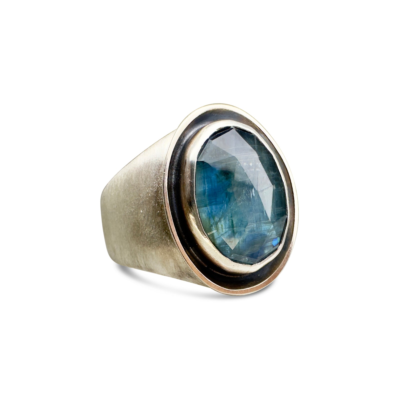 Large Oval Dip Ring in Sterling