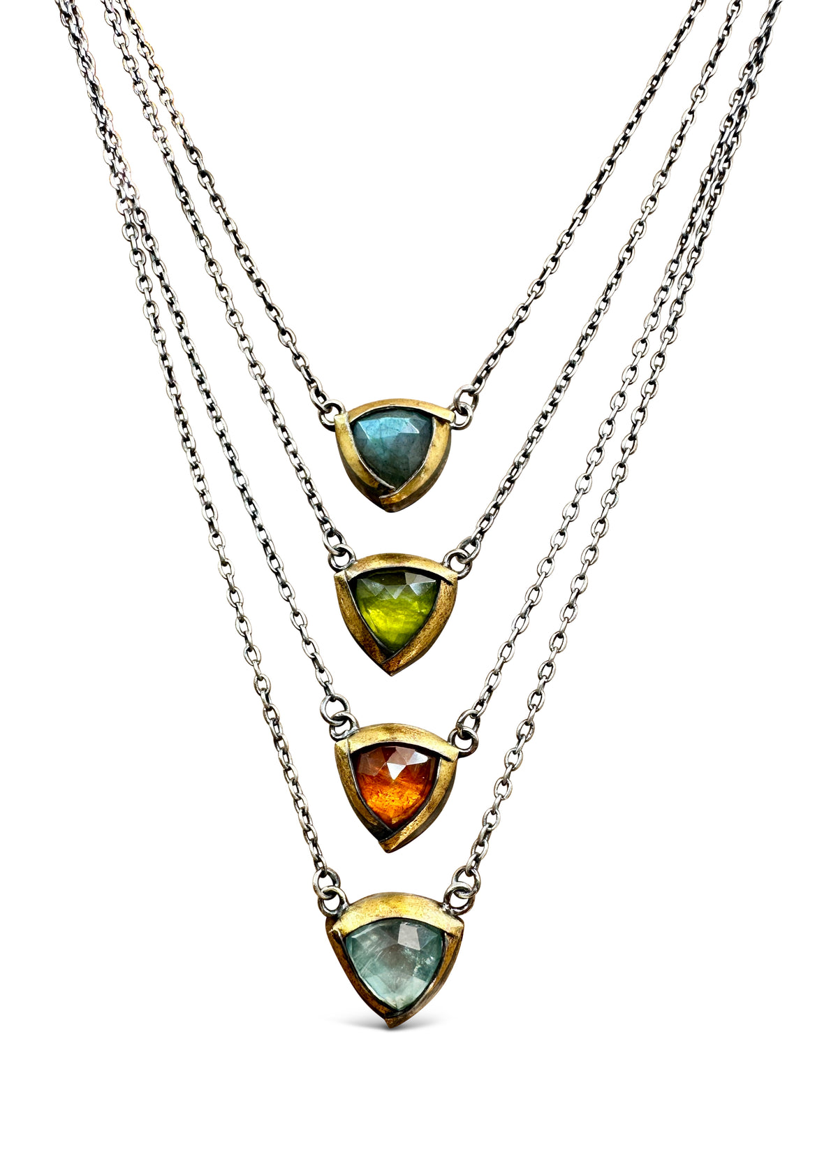 Petite Tri Fold Necklace