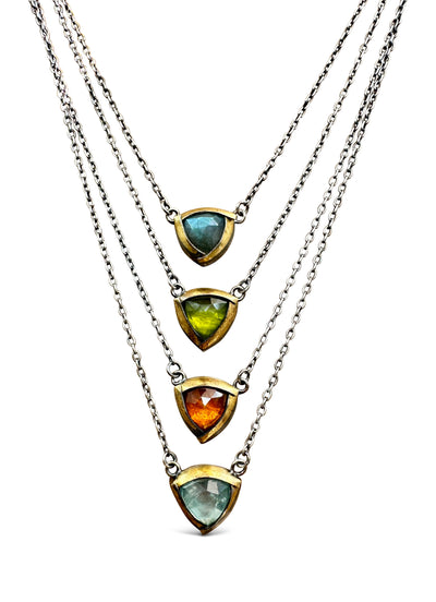 Petite Tri Fold Necklace