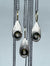 Textured Teardrop Dip Necklace with Diamond