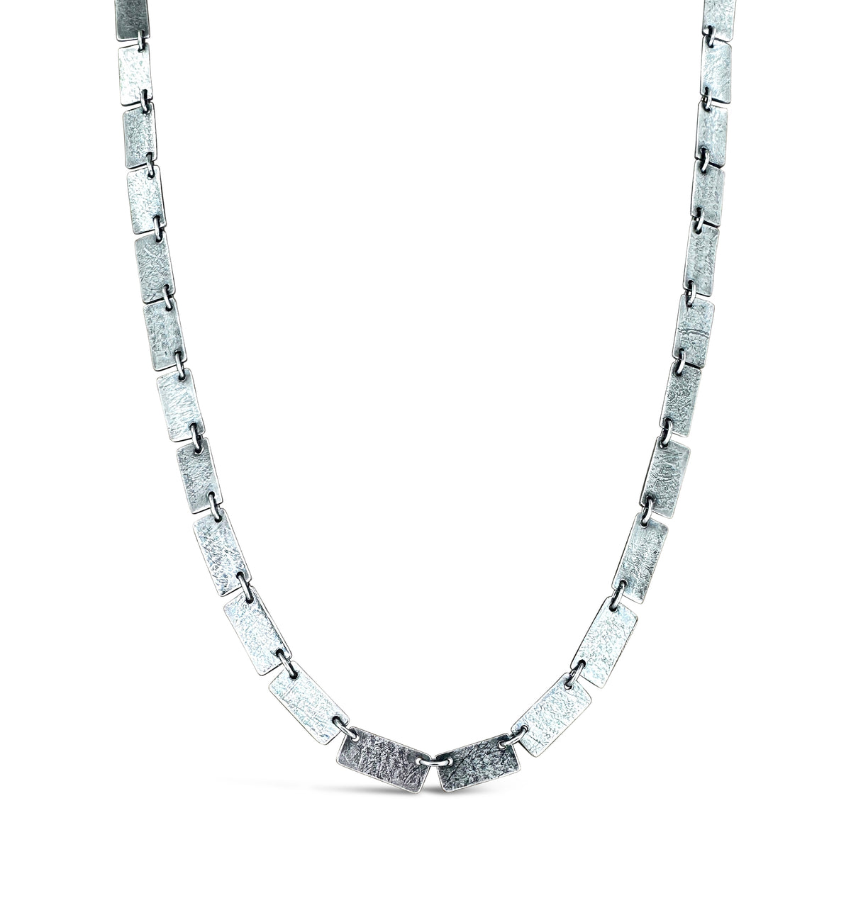 Textured Link Necklace