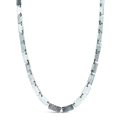 Textured Link Necklace