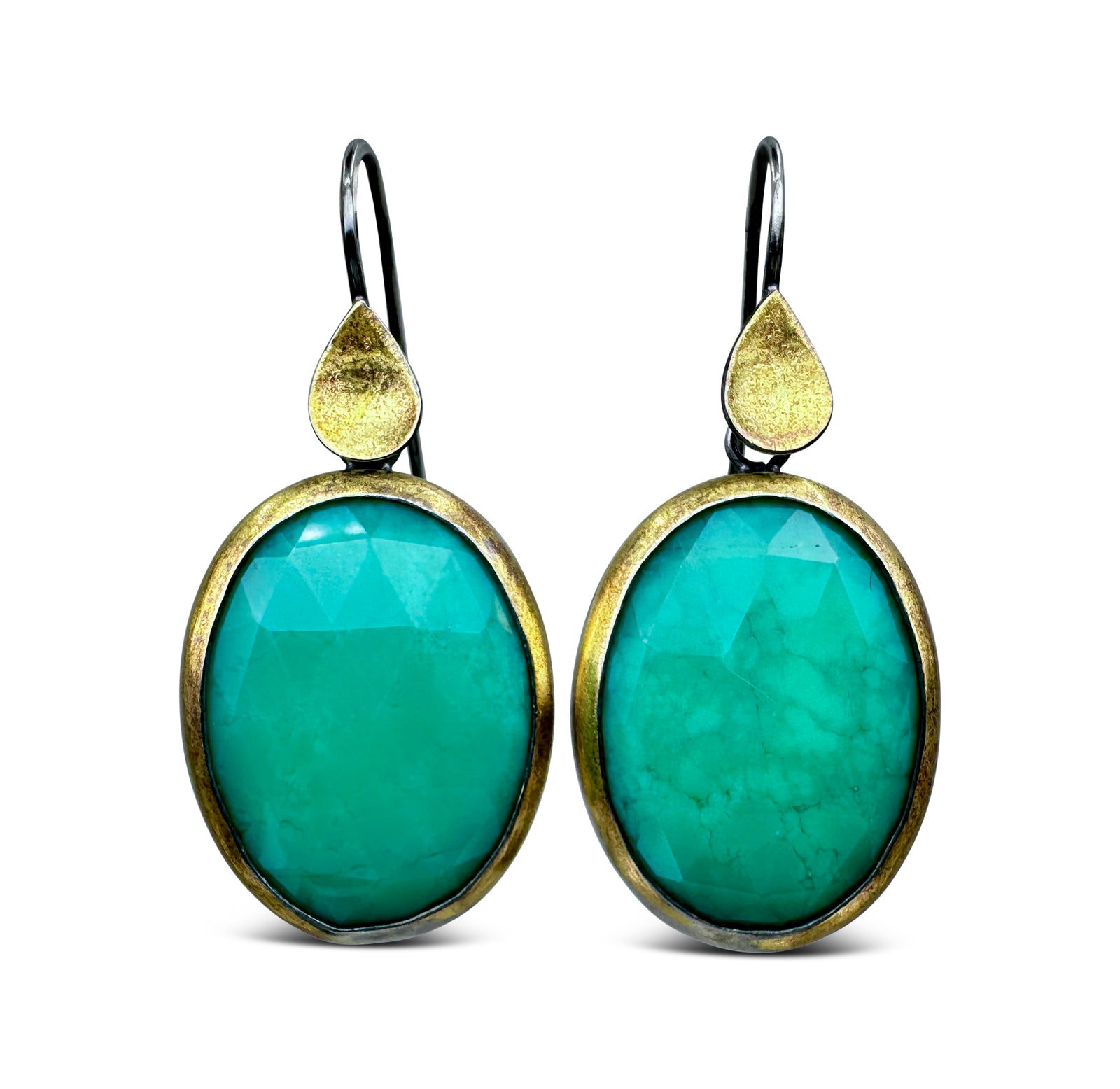Chrysoprase Drop Earrings