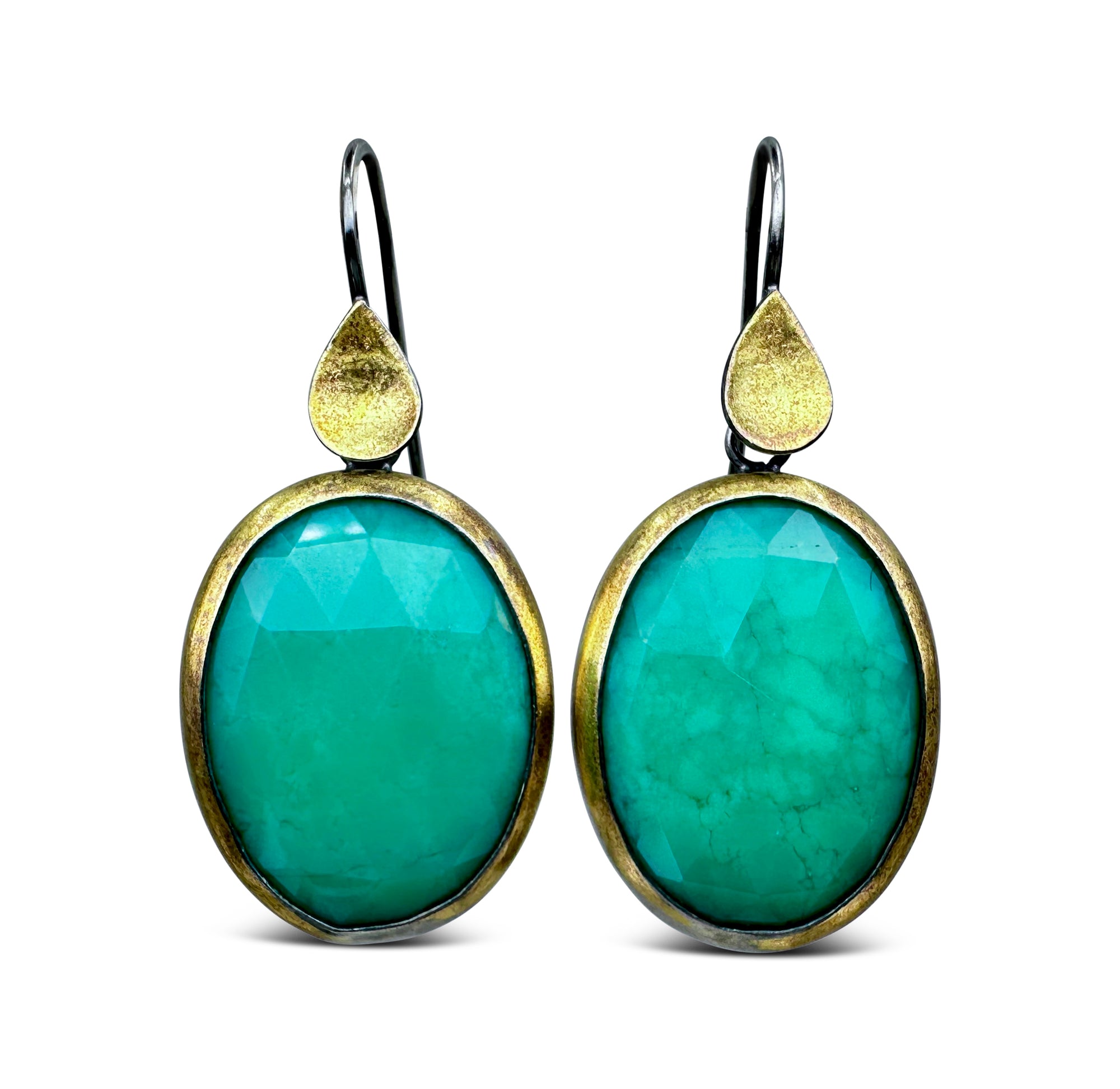 Chrysoprase Drop Earrings