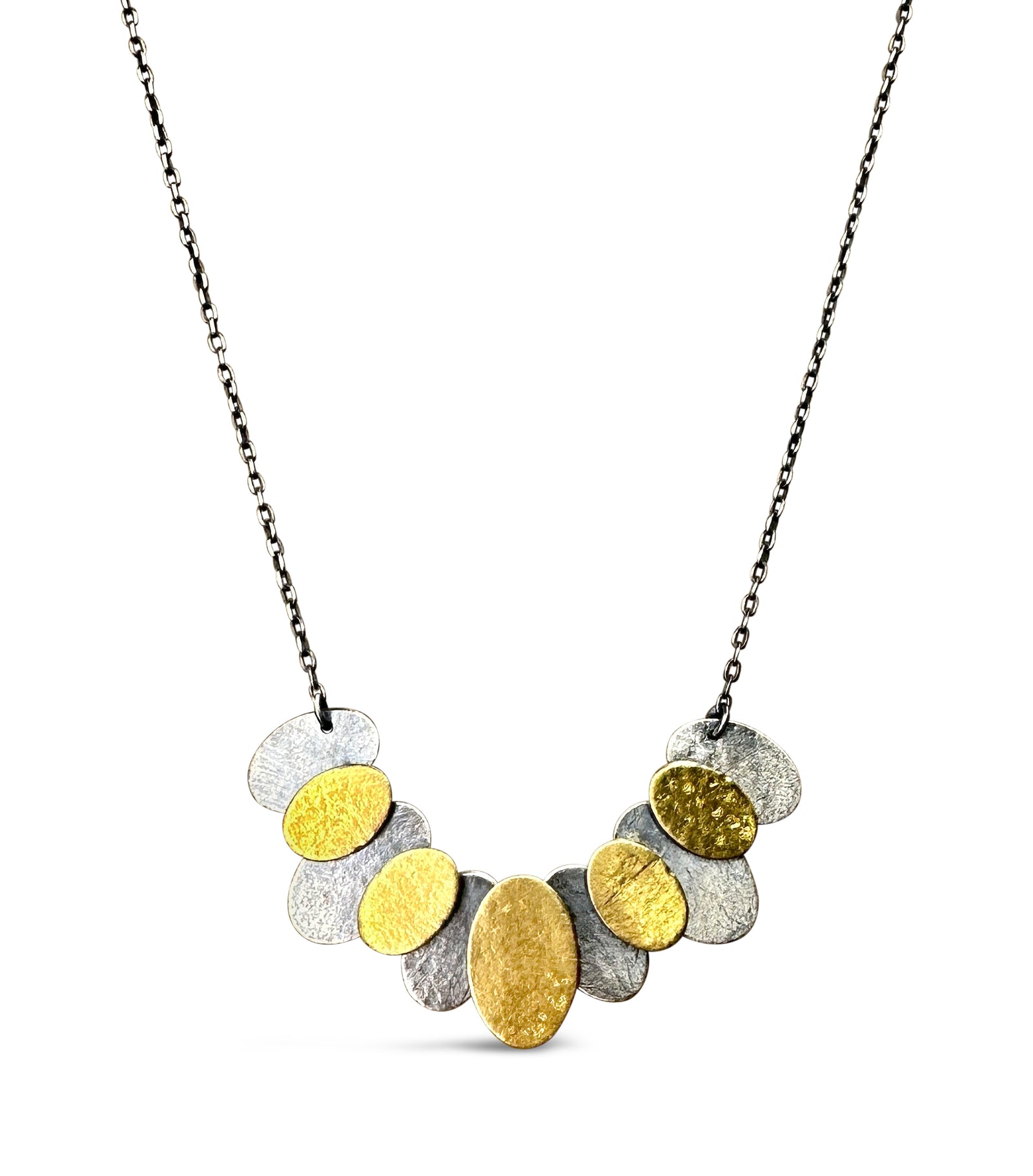 Mixed Oval Pivot Necklace-small