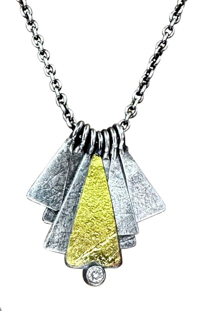 Staggered Fan Necklace- 2 choices