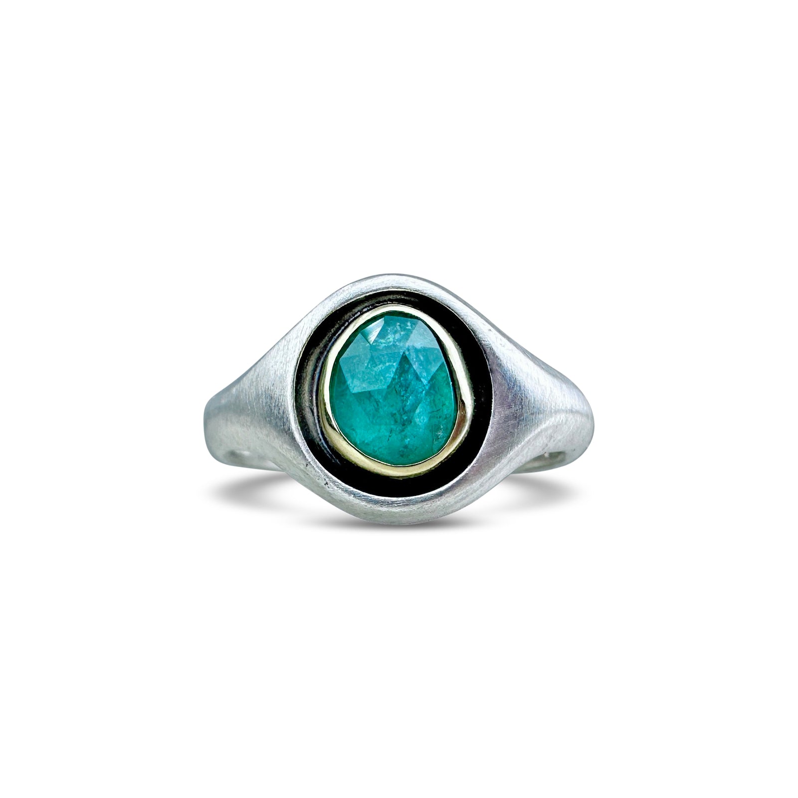 Emerald Dipper Ring