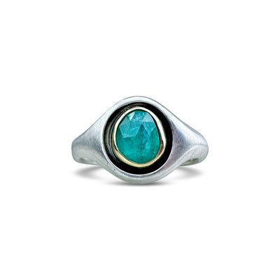 Emerald Dipper Ring