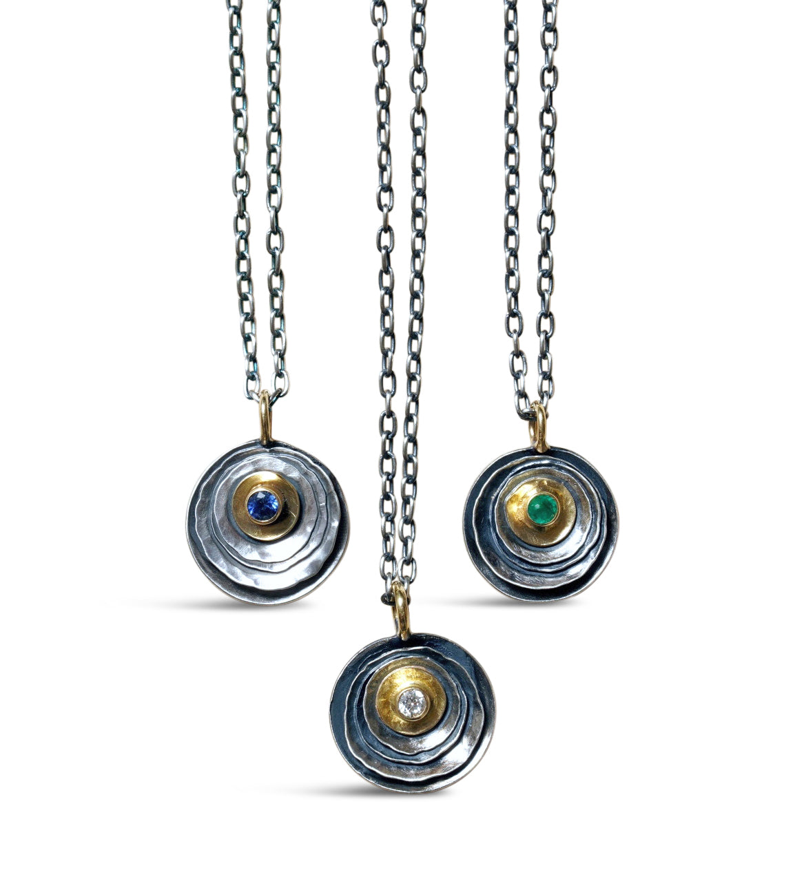 Birch Necklace in Mixed Metals