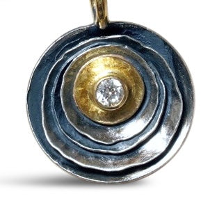 Birch Necklace in Mixed Metals