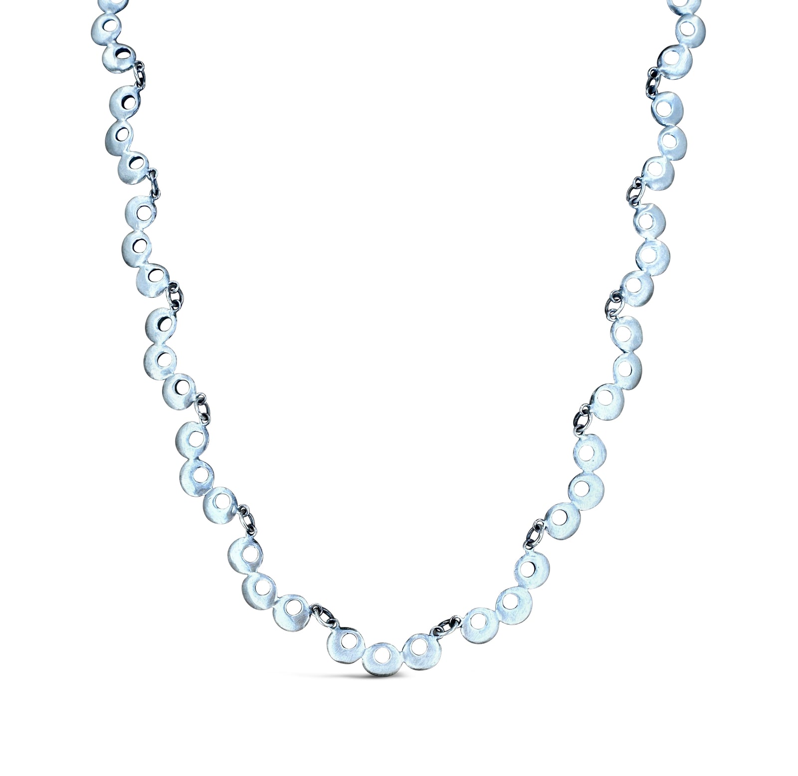 Triple Eclipse Necklace in Sterling