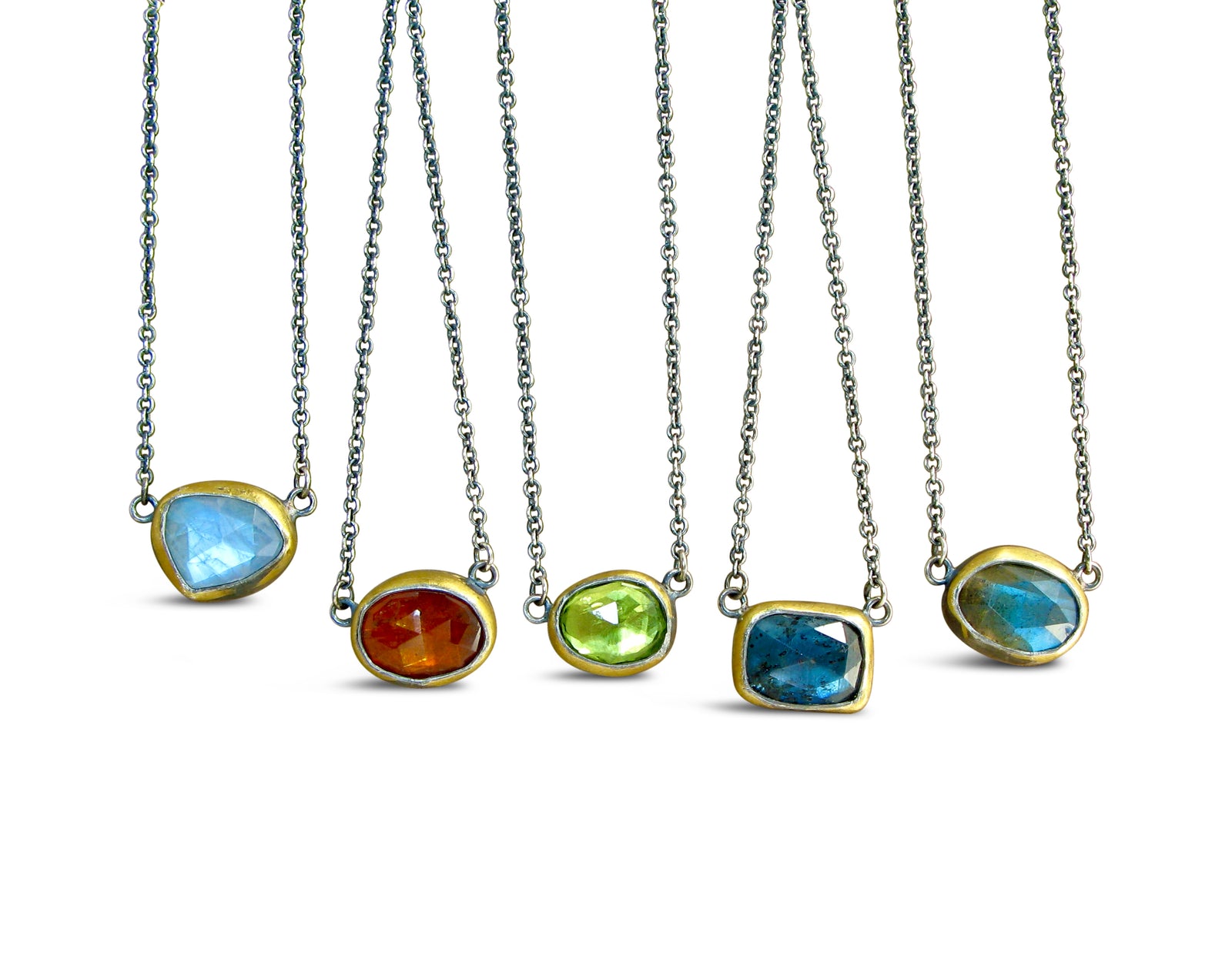 Petite Crescent Rim Necklace