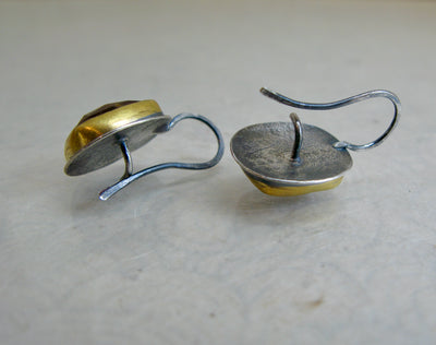 Crescent Rim Hook Earrings