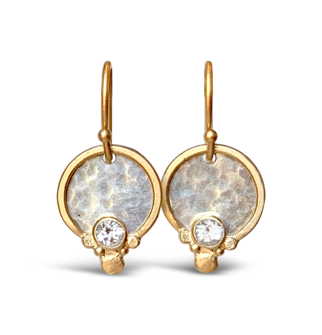 Two Tone Little Bud Earring