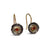 Birch earrings with 18k