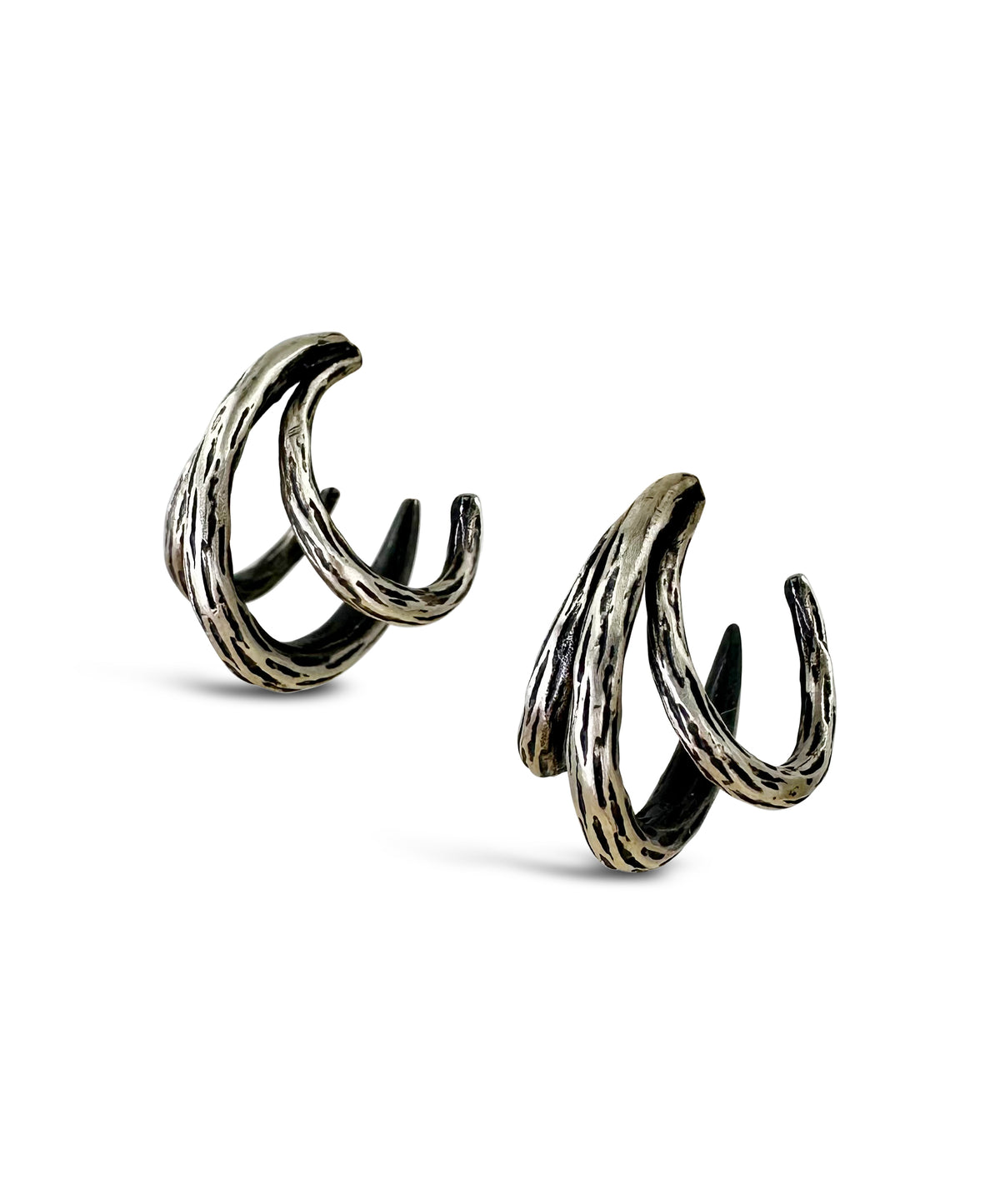Textured Claw Hoops