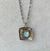 Square Cusp Necklace with moonstone